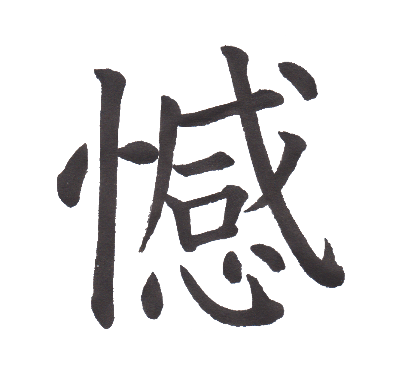 中学校で習う漢字三体字典 Part31 髓心