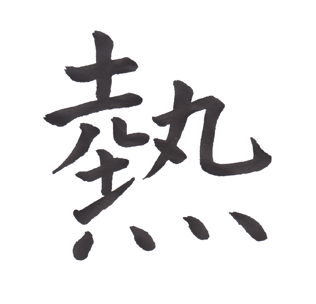 学校で習う漢字三体字典 小学四年生編 Part119 髓心