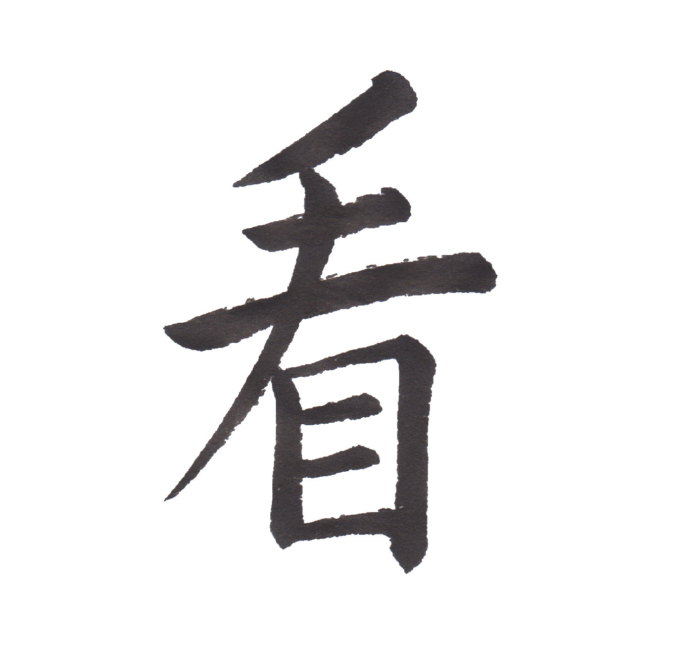 実用書写 部首の残り Part 11 髓心