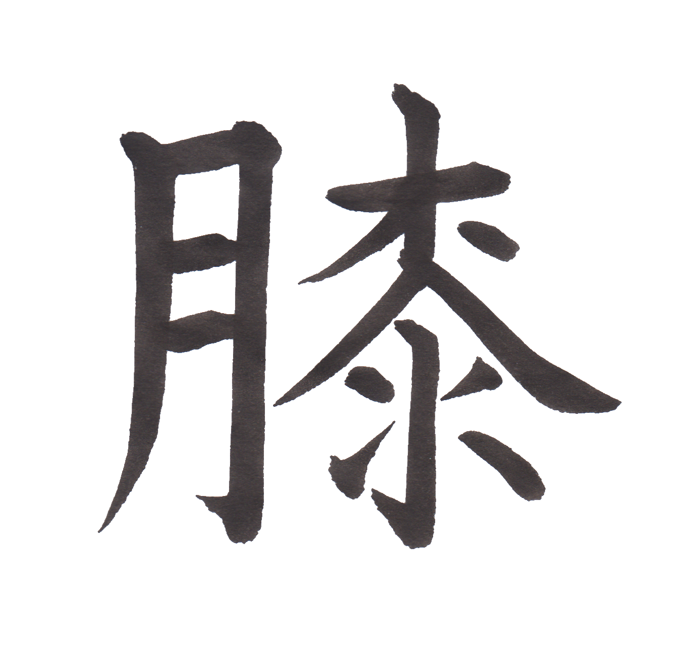 中学校で習う漢字三体字典 Part174 髓心
